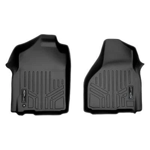 SMARTLINER Custom Floor Mats 1st Row Liner Set Black Compatible With 2009-2012 D - Foto 1 di 1