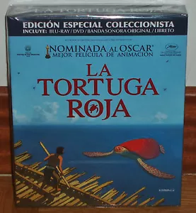 LA TORTUGA ROJA COLECCIONISTA DIGIPACK BLU-RAY+DVD+CD+LIBRO NUEVO (SIN ABRIR) R2 - Imagen 1 de 2