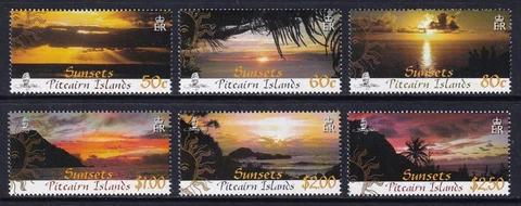 PITCAIRN ISLANDS 2008 Sunsets set of 6 SG 768-773 MNH/** (CV £14) Cover