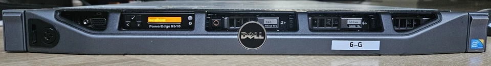Dell Poweredge R610 2x Xeon CPU E5504 2,00 GHZ 16 GB de memoria 6 x 146 GB Foto 1 de 4