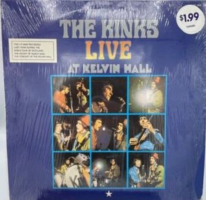 The Kinks Live At Kelvin Hall Vinyl Record ZL502 Spain Import Shrink - Imagen 1 de 8