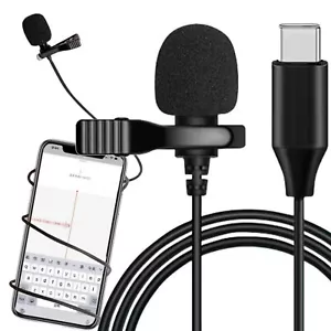2pcs USB-C Plug-in Microphone Microphone Plug-in Lavalier for DJI Camera Cell Phone - Picture 1 of 7