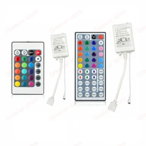 MINI 24 44 Key IR Remote Controller Box 5-12V For RGB LED 3528 5050 Strip Light - Picture 1 of 9