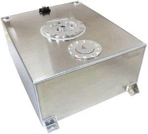 Aluminium 76 Litre (20 Gal) Fuel Cell Flat Bottom Triple 40mm Pump Hanger & Fuel - Photo 1 sur 1