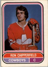 1975-76 O-PEE-CHEE WHA HOCKEY #4 RON CHIPPERFIELD CALGARY COWBOYS