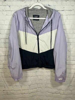 Pullover cortavientos Abercrombie & Fitch lavanda/azul talla L para mujer - b2 Foto 1 de 4