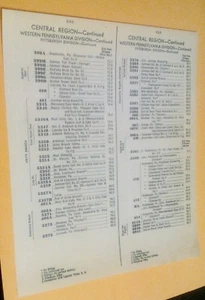 1940 PA. Bahnhöfe Anschlussgleise Latrobe St. Xavier Kloster Cola Werke Kohle + - Bild 1 von 1