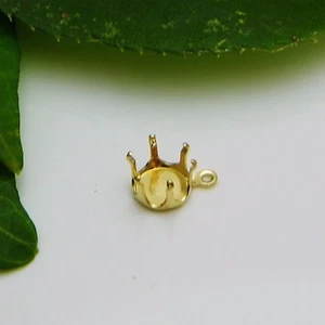 5 mm - 12 mm Rund Vergoldet Beschichtet Druckknopf Hänger DROP Einstellung (#F5300-GD) - Bild 1 von 1