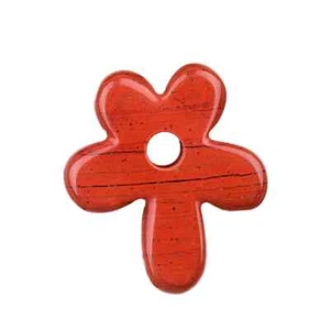 35MM Flower Gemstone Pendant for Making Jewelry Healing Chakra Crystals Charms - Picture 1 of 19