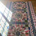 Vintage Bates House of WIndsor Colonial Star Twin Size 75x104 Bedspread Red/Blue