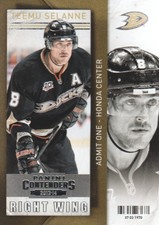 2013-14 Panini Contenders Hockey #12 Teemu Selanne