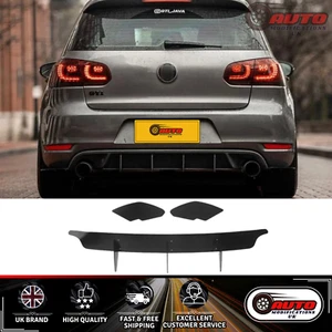 VW Golf GTI MK6 Rear Blade Style Diffuser & Side Splitters Body Kit 2008-2013 - Picture 1 of 10