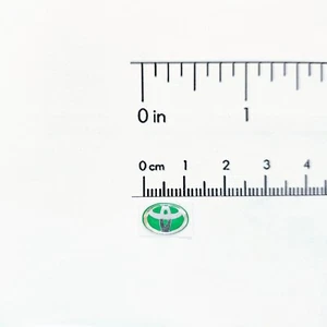 RC 1/10 TOYOTA Handcrafted Scale Emblem Badge Realistic Accessories Drift Body - Picture 1 of 37