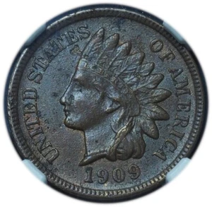 1909-S Indian Head Cent AU Details NGC - Great Eye Appeal! - Picture 1 of 5