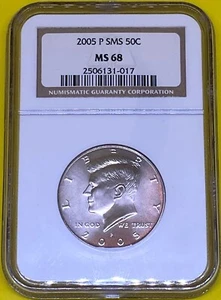2005 P SMS Kennedy Half Dollar NGC MS68 Special Mint Set - Picture 1 of 7