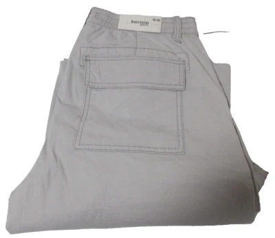 Kensie Jeans 女式高腰灰色裤子 10/30 码 — 第 1/3 张图片