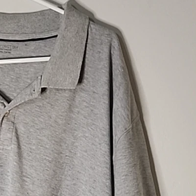 Covington Polo Shirt Short Sleeve Button Up Mens Size 3XL Gray - Image 1 of 4