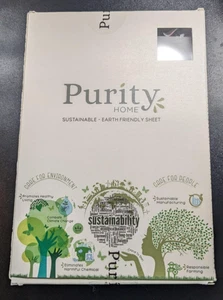 Purity Home - Set of 2 Standard & 2 King Pillowcases - 100% Cotton - Lt Gray - Picture 1 of 5