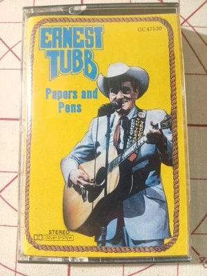 ERNEST TUBB  "Papers And Pens"  Cassette  Golden Circle GC 47530 - Image 1 of 4