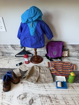 Muñeca American Girl of Today TRAJE DE SENDERISMO I Completo + Mochila Algunos Accesorios Foto 1 de 4