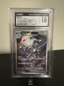 Steelix 150/132 Me01: Mega Evolution Holo CGC 10 ENGLISCH - Illustration Rare - Bild 1 von 2