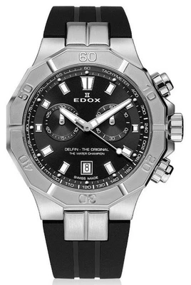 Reloj de cuarzo EDOX Delfin The Original 10113 3CA NIN para hombre Foto 1 de 4