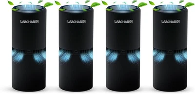 Lab Charge Small Ionic Air Purifier for Home & Bedroom – Silent HEPA Filter ?