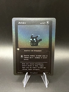 Achu (Pikachu) 4/7 - 1ª Edición Pokederp Primera Impresión Fan Art - Pokemon - Imagen 1 de 2