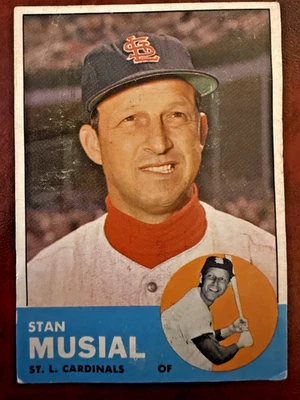 1963 Topps - Stan Musial #250 Foto 1 de 2