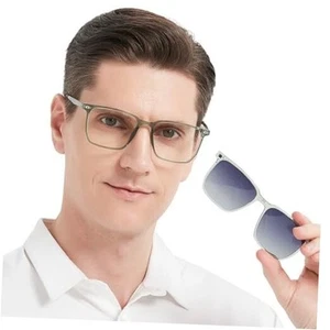 Large Reading Glasses Men Magnetic Sun Readers Fashion Eyeglasses(1.0 1.25 - Picture 1 of 7