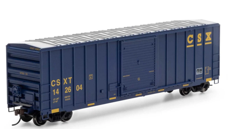 Athearn HO Scale CSX CSXT #142604 50' FMC 5347 Box Car ATH18688 - Image 1 of 1