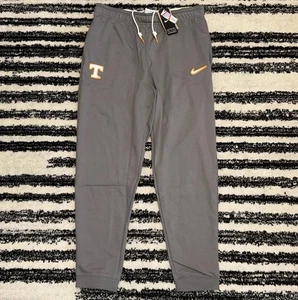 Nike Tennessee Volunteers On Field Pinstripe Swoosh Gray Jogger Pants Men’s L - Picture 1 of 9