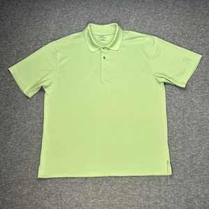 PGA Tour Polo Shirt Mens XL Light Green Golf Performance Athletic Short Sleeve - Picture 1 of 8