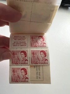 Vintage 1867–1967 Canadian Centennial Stamp Book – Queen Elizabeth II – 1¢ & 4¢ - Picture 1 of 3