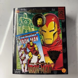 Figura de acción Toybiz 1998 Famous Cover Series The Invincible Iron Man 8" nueva - Imagen 1 de 10