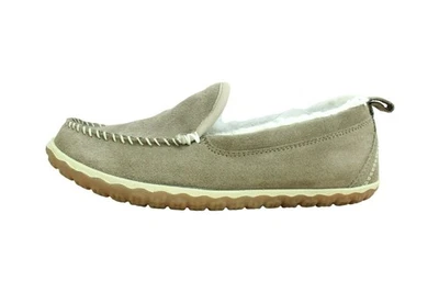 Zapatillas de mocasín de montaña forradas de lana de gamuza cemento LL Bean para mujer talla 9 M Foto 1 de 4