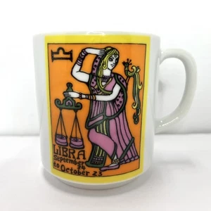 Vintage Libra Mug Astrology By Westwood Coffee Tea Cup Japan Original Designs - Picture 1 of 7