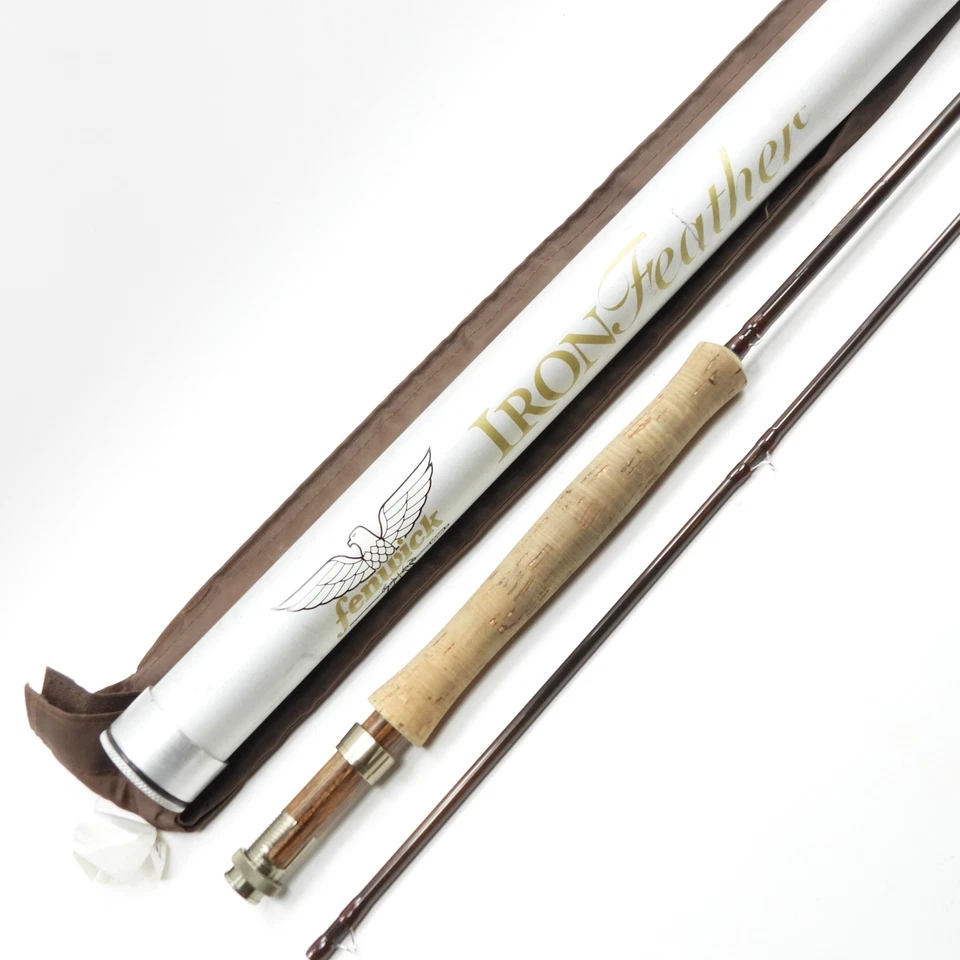 Fenwick Iron Feather IF 906 Fly Fishing Rod. 9’ 6wt. W/ Tube & Sock. - Image 1 of 4