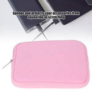 Laptop Power Adapter Bag Smoothing Zipper Design Scratch Resistant Laptop Acc CB - Afbeelding 1 van 22
