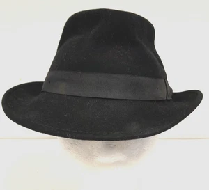 Touche Trilby Stil dunkelbraun Wollmütze Größe 7 A25 G726 - Bild 1 von 13