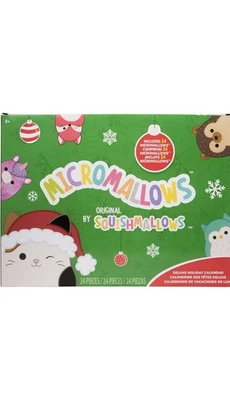 Micromallows 2.5” Squishmallows Holiday Advent Calendar 2024 - 24pc NEW - Image 1 of 4