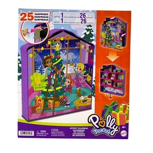 Polly Tasche Adventskalender Winterhaus Design 8 Zimmer 25 Überraschungen Mattel - Bild 1 von 6