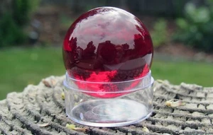 Ruby Ball 30mm Sphere, Corundum, Anxiety Relief, Everyday Carry, Gift - Picture 1 of 3
