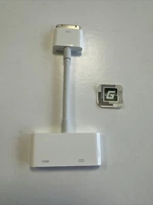 Apple Digital A/V Adapter - White 30pin A1422 GENUINE OEM Used - Picture 1 of 4