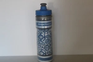 Nathan Cycling Squeeze Water Bottle Gray & Blue 22 oz BPA-Free Sports Hydration - Picture 1 of 3