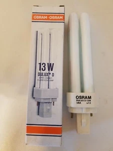 Osram Dulux D 13W Super Compact Fluorescent Lamp Light Bulb  - Picture 1 of 2