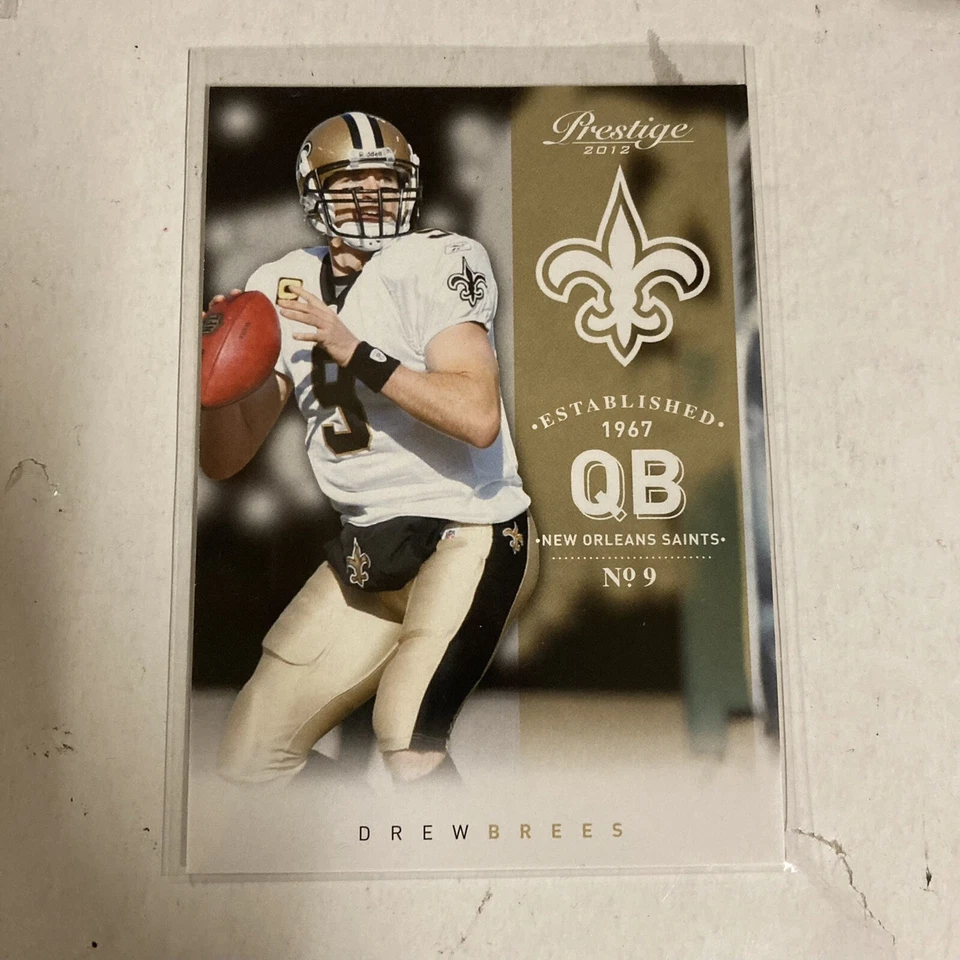2012 Panini Prestige Drew Brees #114 New Orleans Saints - Image 1 of 4