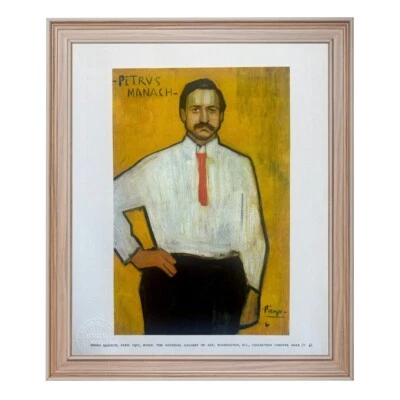 Impresión original firmada de Pablo Picasso con punta a mano - Pedro Mañach, París, arte raro Foto 1 de 4