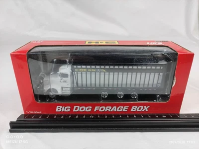 H&S White Peterbilt with Big Dog Forage Box "Helle Farm" 1/64 Scale, NIB - Image 1 of 4