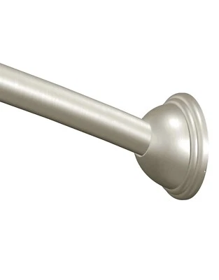 Moen CSR2160BN 54" - 72" Adjustable-Length Curved Shower Rod - Brushed Nickel - Image 1 of 4